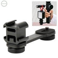 Useful Aluminum Alloy Holder Support 1pc Triple Cold For DJI OSMO Mobile 2 Zhiyun Smooth 4 Feiyu Vimble 2 Shoe Mount