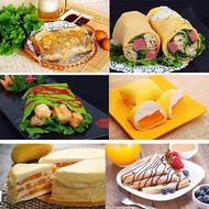 【SEBG】 Stainless Steel Crepe Spreader Tool for French Pancakes Hot