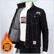 2020 New Fashion Men's Denim Jacket Jaket Lelaki Student Jeans Outwear Jaket Jeans denim jacket