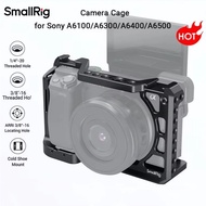 SmallRig A6400 Cage for Sony A6300 A6400 A6500 Form-Fitted DSLR Camera Cage With 1/4' And 3/8' Threa