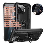 For Xiaomi 12 12 Pro Mi 11T 11T Pro 11 Lite Mi 11 Mi 10T 10T Pro A3 Lite Mi 10 CC9E Case,Luxury Shockproof Armor Phone Case Rugged Magnetic Ring Holder Kickstand Protective Cover