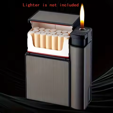 Portable Slim Cigarette Case Regular King Size Plastic Cigar Tobacco Holder Box Storage Container Sm