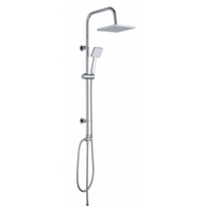 Global House IRIS ชุดฝักบัวเรนชาวเวอร์สเตนเลสหัวเหลี่ยม TM-1117 สีโครเมี่ยม รับประกันของเเท้!