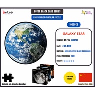[Ready Stock][Black Card] Botop Premium Black Card Jigsaw Puzzle 1000PCS (⌀59.8CM) - Earth,Moon,Mars