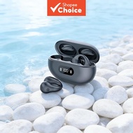H016 TWS Bone Conduction Earphones Sound Ear Clip Wireless Waterproof Earbuds Bluetooth Sports Games