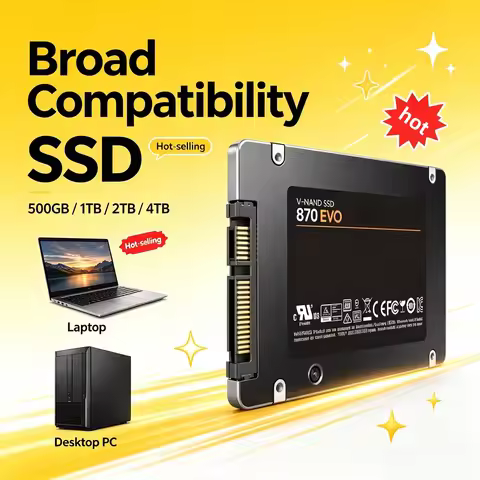 Original Internal SSD 500GB SATA3 25 Inch High Speed Solid State Disk 870-EVO for Microcomputer Desk