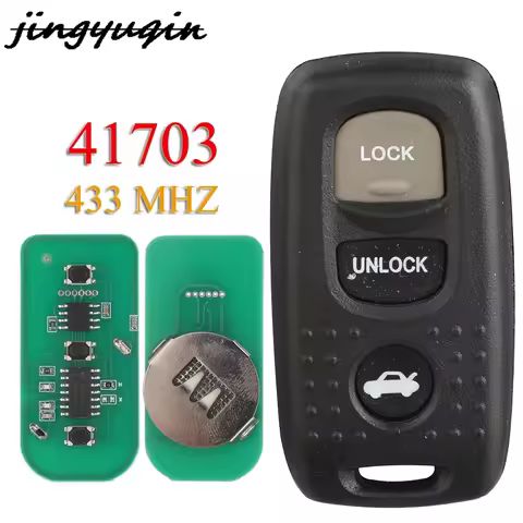 Jingyuqin Model NO. 41703 3BTN Car Key 433Mhz For Mazda MX5 MK2.5 2000-2005 323 Remote Aoto Key Card