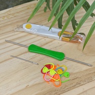 LYLYCRAFT Beginner Crochet Tool Set, Basic Knitting and Crochet Tools Crochet Kit Crochet Set