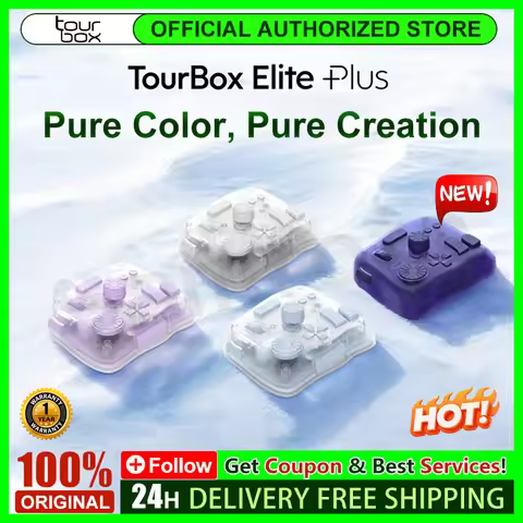 New Original TourBox Elite Plus Bluetooth Keyboard Console Customized Drawing CSP iPad Mini Keyboard