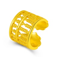 2026 New Goods Plating Ruyi Lucky Fortune Abacus Auspicious Ring Ring Open Retro Ethnic Style Abacus
