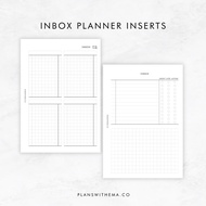Inbox Planner Inserts