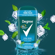 Khử mùi nam giới Degree Men Original Antiperspirant Deodorant Cool Rush Twin Pack 48-Hour Sweat & Od