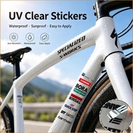 UV Clear Bike Frame Stickers  Waterproof UV Sun Resistant Road Bicycle Decal Easy Install Racing Bik