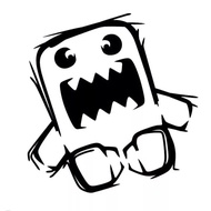 Domo stickers, various motorbike and car stickers, domo cartoon cutting stickers, quality stickers