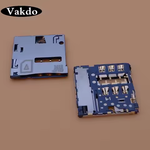 5pcs Sim Card Reader Connector Socket Slot for Huawei Honor 6 H60-L01 02 03 L11 L12 G660-L075 L75 Ma