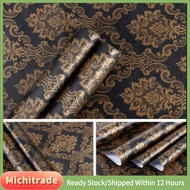 Michitrade Self-adhesive PVC Wallsticker Wallpaper  European Waterproof  Wallpaper for Dinding Home 