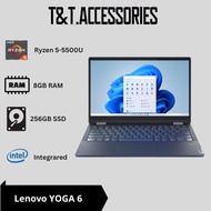 LENOVO YOGA 6 13ALC6  Ryzen 5-5500U 8GB 256GB 13.3" FHD IPS LAPTOP