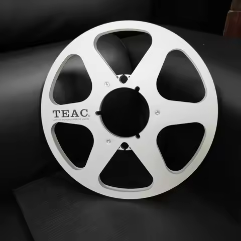New Analog Audio 10.5" X ¼” Metal Tape Reel -NAB HUB Open Reel Audio Aluminum Takeup Reel By teac