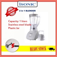 Isonic 2 IN 1 Blender & Mill 350W IBL-3503 (1.0 LITRE)