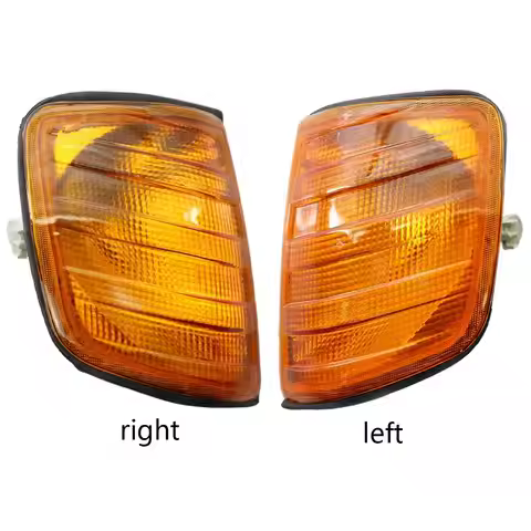 ABS Amber Corner Light Replacement Turn Light Parking Lamp for Mercedes W124 200E 280E 300E 300CE 12