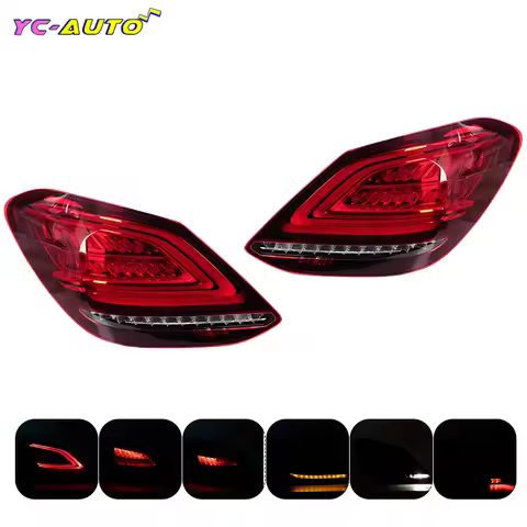 LED Tail Light Brake Lamp Turn Signal Light Car Accessories For Mercedes Benz C-Class W205 C180 C200