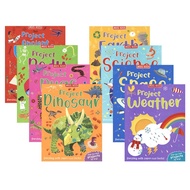 【SG STOCK】Miles Kelly Cool Facts and Project 8books set 5y+ children hands-on activities and flaps t