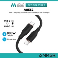 ANKER A8552  643 USB C TO USB C CABLE WITH 0.9M | FAST CHARGE | SUPER STRENGTH | 100W | TYPE C CABLE