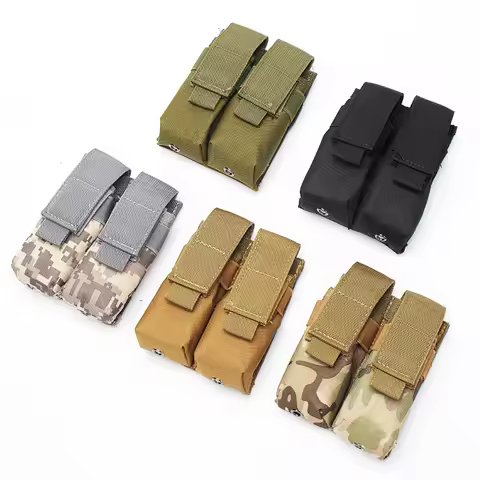 9mm Magazine Pouch Single Double Magazine Pouch Outdoor Molle Open Top Magazine Pouch for Glock M191