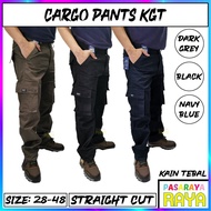 CARGO PANTS KGT SELUAR CARGO KERJA STRAIGHT CUT 6 POCKETS SELUAR KERJA 6 POKET TAHAN LASAK