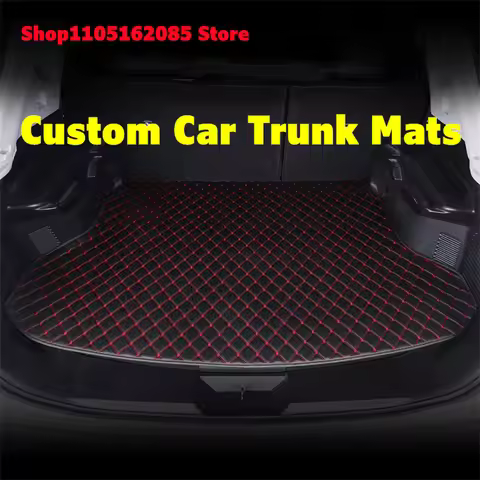 Custom Car Trunk Mats For Hyundai Venue QX1 2020 2021 2022 2023 2024 2025 2026 2027 Leather Cargo Li