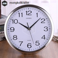 MK นาฬิกา นาฬิกาแขวนผนัง ทรงกลม12 นิ้ว ราคาถูก หน้าปัดนาฬิกาจะเป็นกระจกมองเห็นชัดเจน
