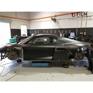 car film Matte black car wrap full wrap /chrome delete/roof wrap /chrome replace