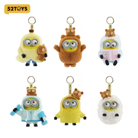 52TOYS Mystery Box Bob & Tim – Best Buddies Forever Series Vinyl Plush Keychain Blind Box