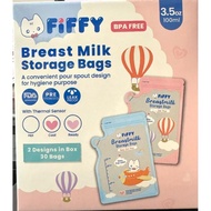 FIFFY BREAST MILK STORAGE BAG / BEG SIMPAN SUSU PAYUDARA FIFFY 3.5OZ (30PCS)