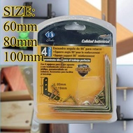 4pcs Yellow Zinc Plate L Bracket 1.8mm Width Angle 90° Shape Shelf Shelve Corner Brace Besi Sesiku L