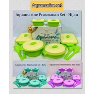 PRASMANAN AQUAMARINE SET / PRASMANAN SERVING SET PLASTIK / TEMPAT