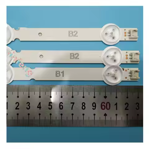 3pcs/set 630mm LED Backlight Lamps Strips 7leds for LG 32 inch TV B1 B2-Type V13 6916L-1204A 6916L-1