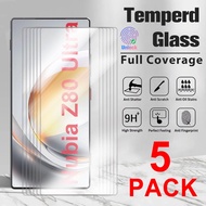 5Pcs Nubia Z80 Ultra HD Clear Phone Glass For ZTE nubia Z80 Ultra Z80Ultra 5G Screen Protector Tempe