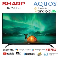 Sharp 45 inch TV 50 inch TV ANDROID TV  2TC45BG1X / 2TC50BG1X Smart Internet Digital FULL HD LED TV (MYTV)