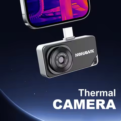 Nohawk IR Thermal Imager 256x192 Super Resolution Thermal Imaging Camera for iOS & Android Thermal C
