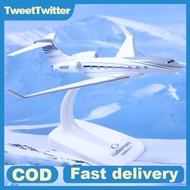 TweetTwitter 1PCS Gulfstream G650 Aircraft Diecast 1/200 Scale Airplane Model Planes G650ER Airplane