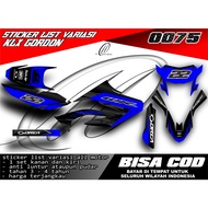 00075 Sticker List Variation Wr155 - Stiping Yamaha Wr155 - Sticker List Variation KLX - Sticker Lis