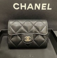 特價💖 Chanel 25c 雙層 卡包 cf cardholder double XL 銀包 錢包 零錢包 黑金 牛皮 ～ 25k 26c 26p 26a 26s 26p hobo lp class