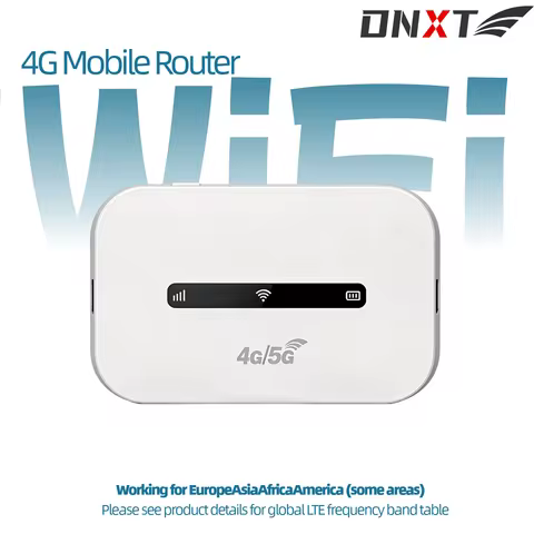 DNXT M6 4G LTE Mobile WiFi Hotspot 4G SIM Card Wifi Router Unlocked Travel WiFi with SIM Card Slot f