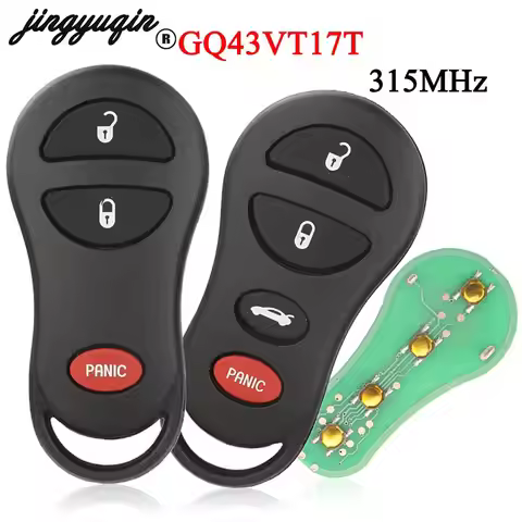 jingyuqin 315MHz Remote Key GQ43VT17T for Jeep Grand Cherokee 1998 1999 2000 2001 2002 2003 2004 Chr