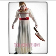 kostum Annabelle movie horor dewasa halloween costume