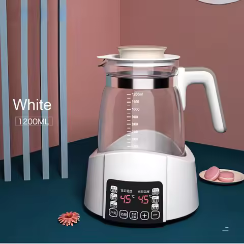 Milk Powder 1.2L Infant Thermostatic Milk Regulator Kettle Hot Water Smart Insulation Pot Automatic 