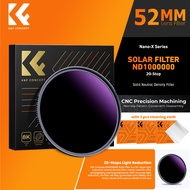 KNF Concept 52mm Lens Filter Nano-X ND1000000 Solar Filter