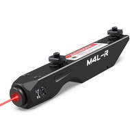 Votatu M4L-R Red Laser Sight Compatible with M-Lok Rail Surface, Ultra Low-Profile Tactical Rifle Co