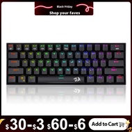 【Immediate Cash�� �� Redragon Draconic K530 RGB Support Bluetooth 5.0 USB Wireless Dual Mode Mechanical Game Keyboard 61 Keys For Composite PC